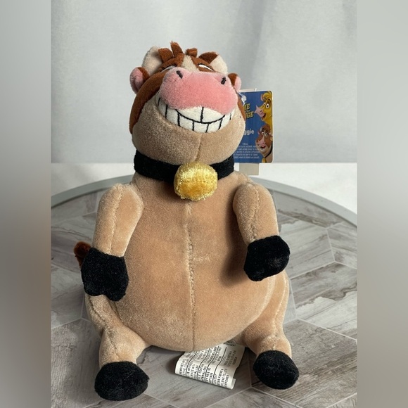 Disney Other - Disney Home on the Range Maggie Cow Plush 10” Tag Bean Bag No Sound Signed